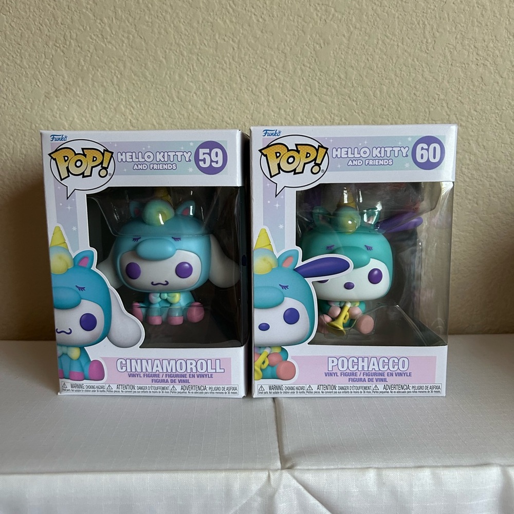 Cinnamoroll & Pochacco FunkoPop Bundle